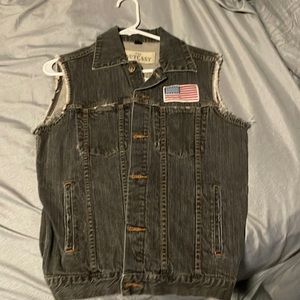 The Outcast Jacket with patches, Vintage